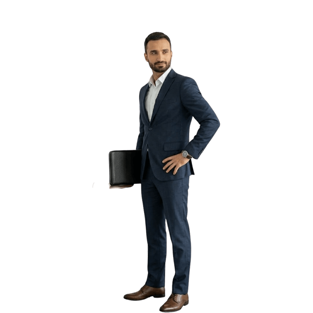 Charcoal Slim Suit Image